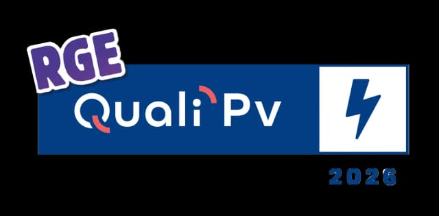 Logo certification RGE QualiPV 2026 - OB Energies installateur certifié